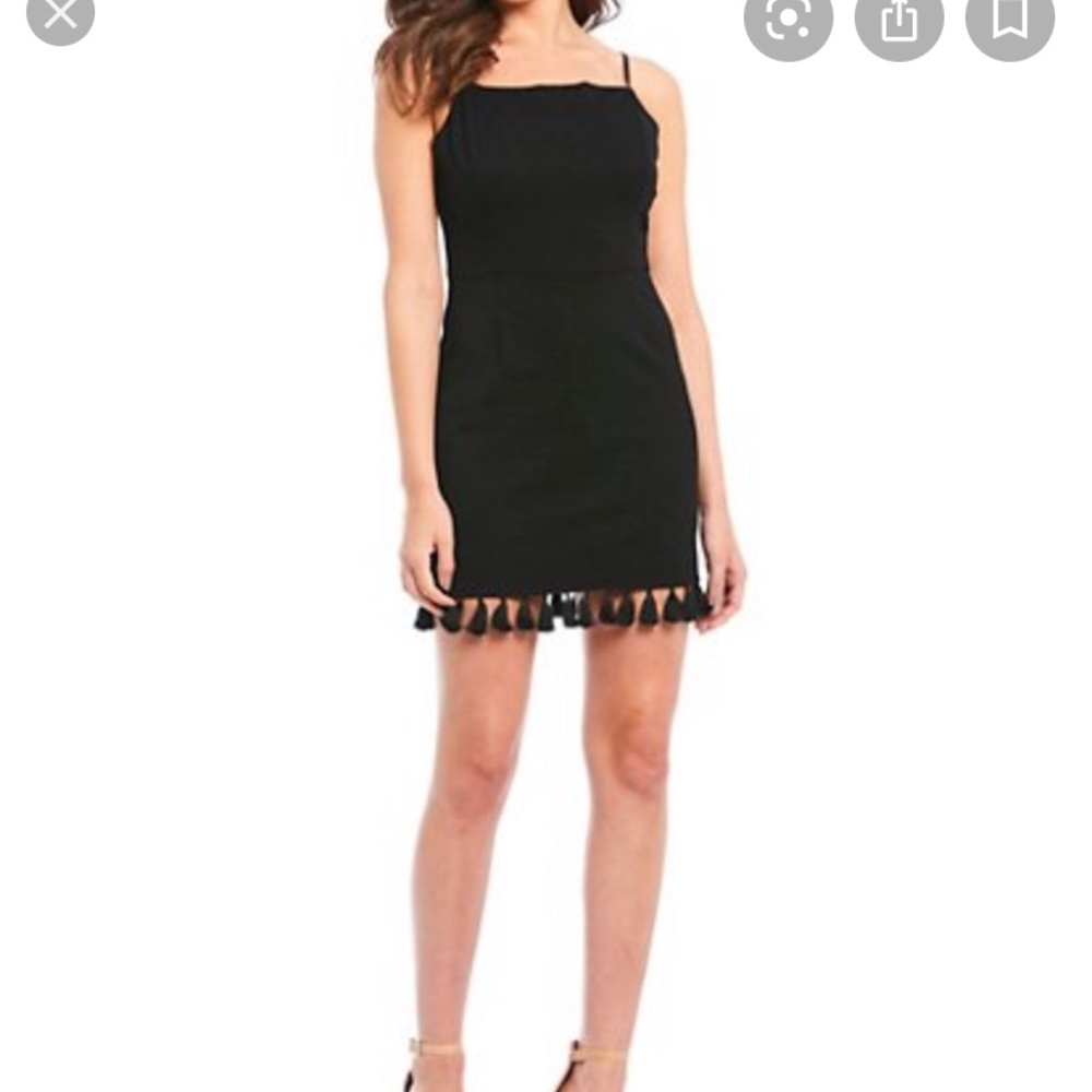Black Tassel Dress